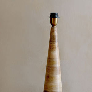 Nkuku Chameli Mango Wood Table Lamp Natural